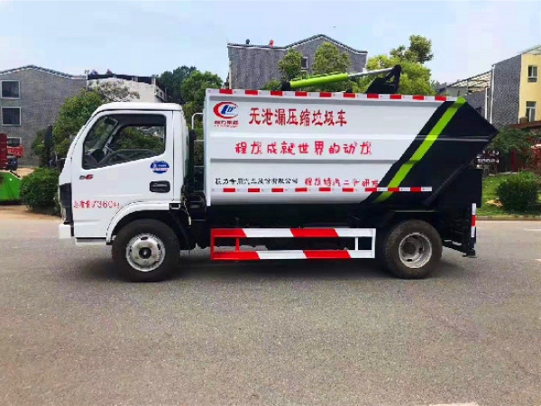 東風小多利卡國六藍牌無泄漏后裝壓縮垃圾車