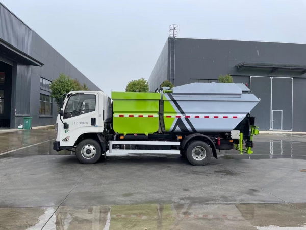 江鈴雙倉垃圾車，垃圾分類運輸車